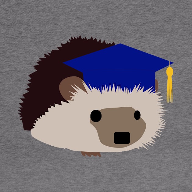 Graduation Hedgehog - Blue Cap by Rvgill22